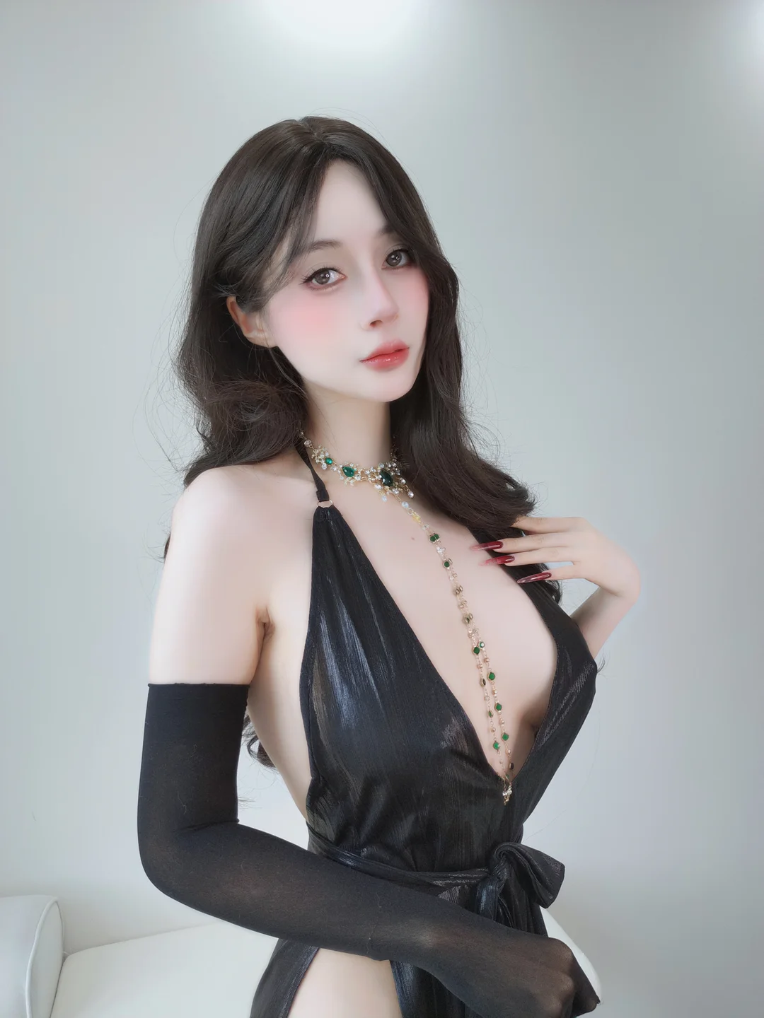 白银81 - 自摄Vol.103 黑丝礼裙 [122P,8V-1.92GB] tg@simisebaisi 【丝足阁】003.webp